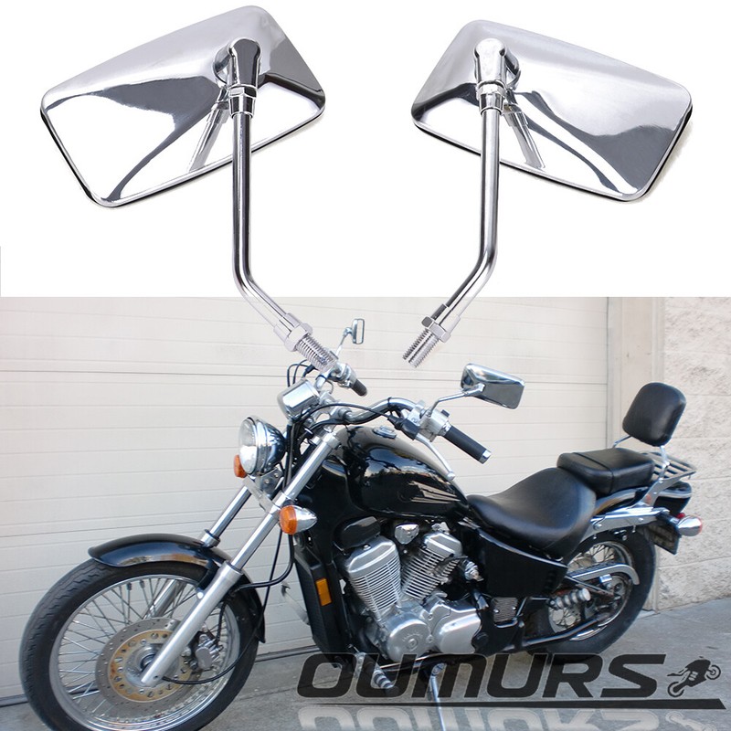 10MM Motorcycle Mirrors For Honda Shadow Spirit 750 1100 VT600C - Foto 6