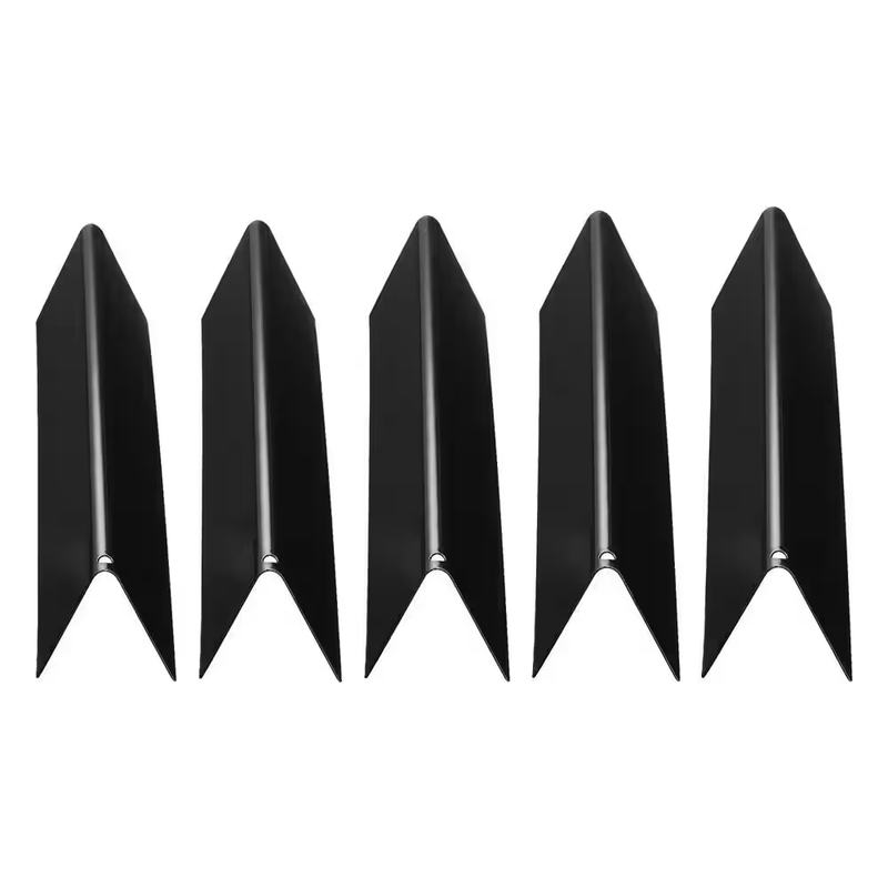 Skyshalo Flavorizer Bars 15in Porcelain Steel Grill Parts 5 Pack Black