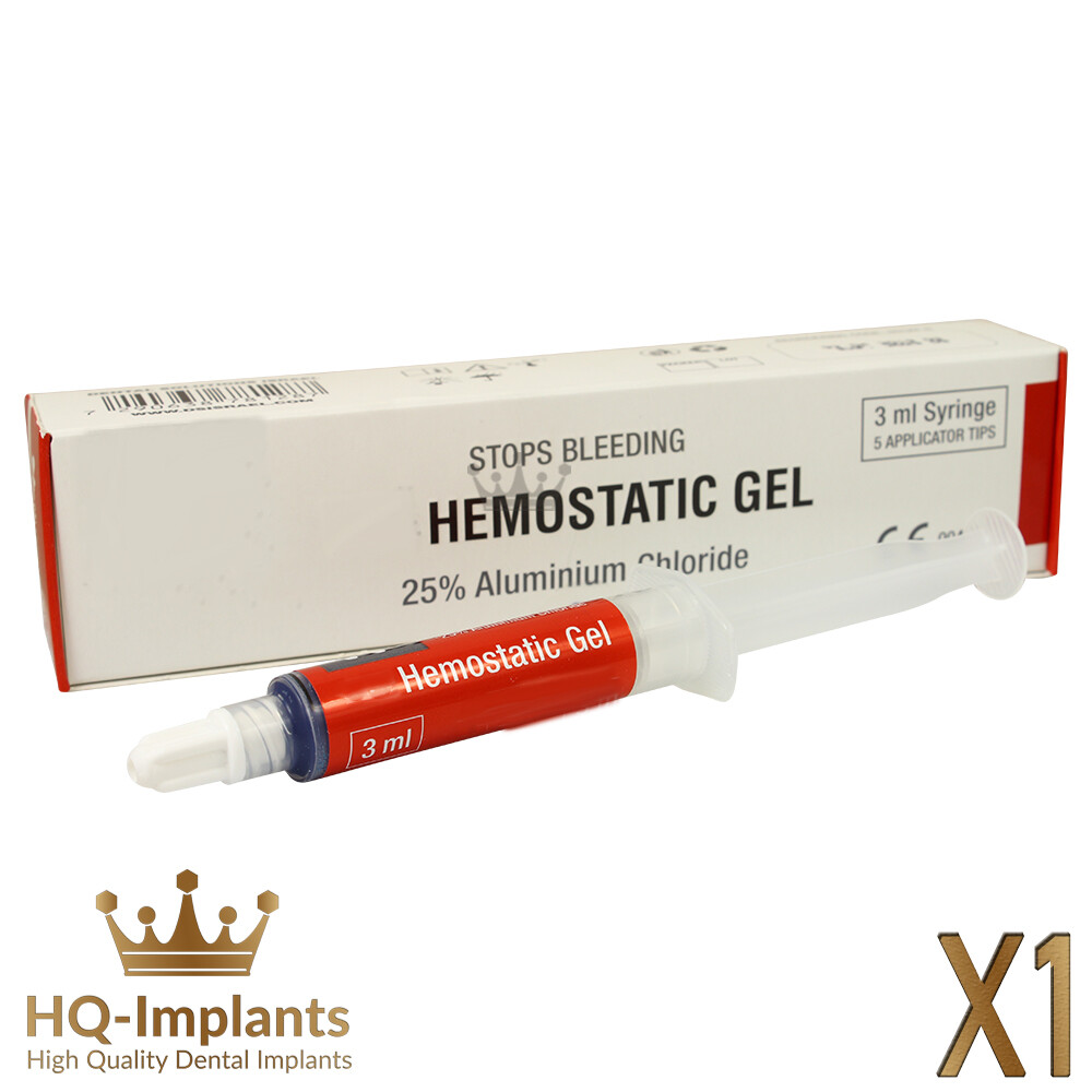 Hemostatic Gel First Aid Stop Blood Bleeding Wound Care Dental 3g