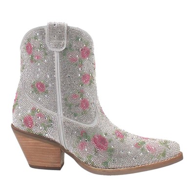 

Dingo Rhinestone Cowgirl Round Toe Cowboy Boots Womens Silver Casual Boots DI5, Серебряный, Dingo Rhinestone Cowgirl Round Toe Cowboy Booties