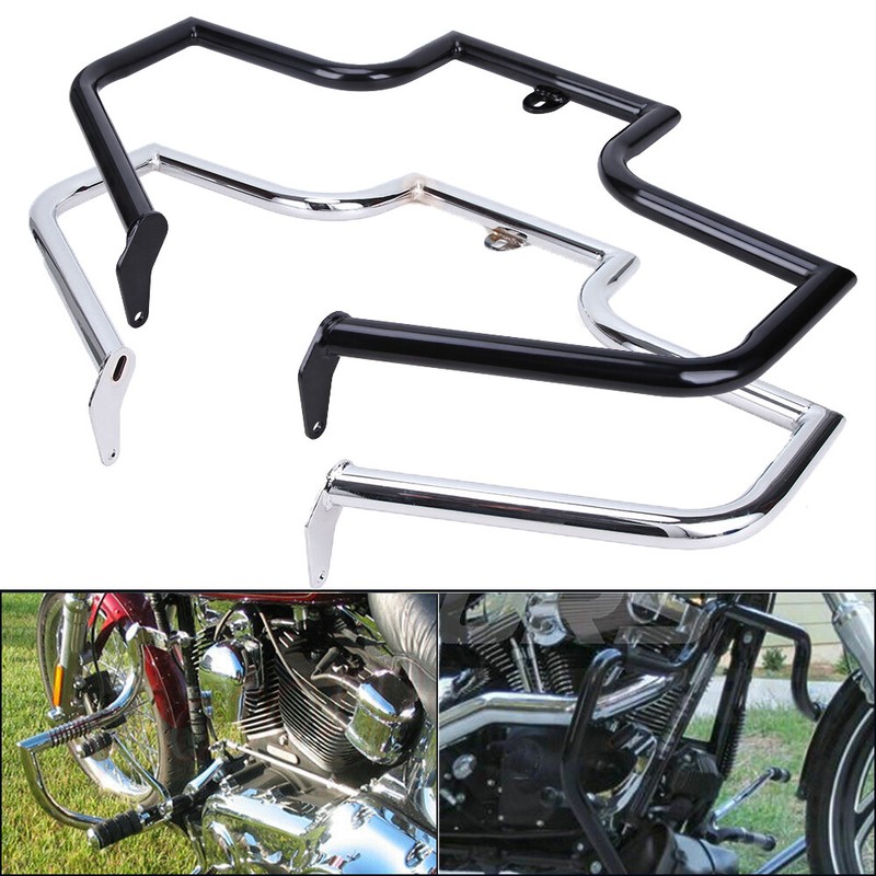 Highway Bars Engine Guard Crash Bar For 2000-2017 Harley Heritage Softail Fatboy