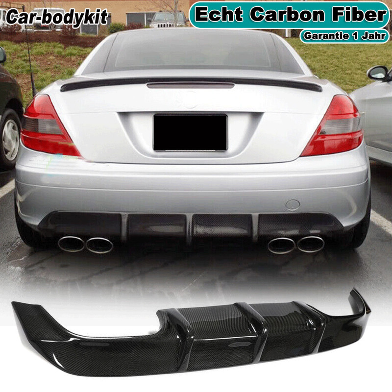 Carbon Heckdiffusor Diffusor Heckansatz SchÃ¼Rze FÃ¼R Mercedes R171 Slk350 2004-10