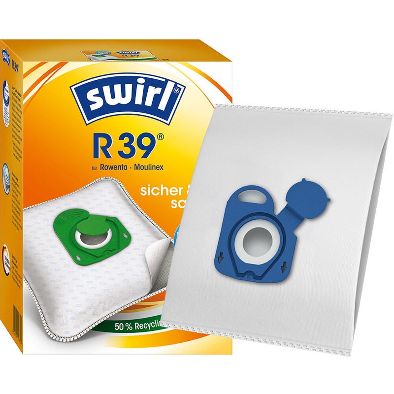 Swirl Staubsaugerbeutel R39 R 39 Oder Staubbeutel Vlies Eigenmarke