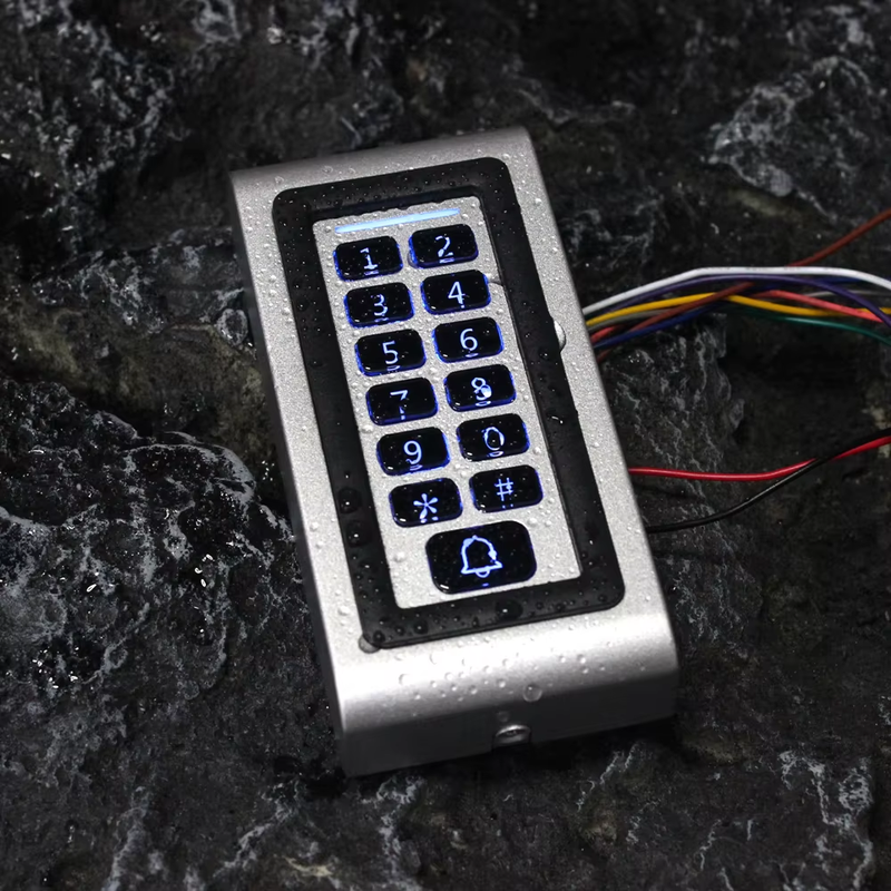 RFID Metal Access Control Keypad Waterproof IP67 Rainproof Outdoor 3000user Door