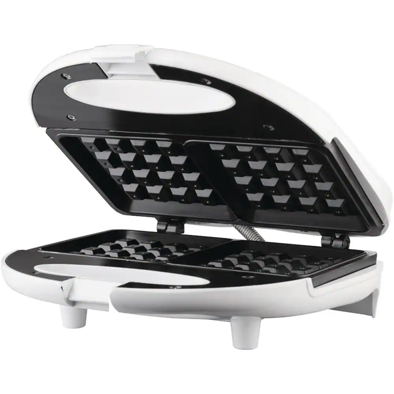 Brentwood Appliances Waffle Maker Dual White Nonstick 750 Watt Stainless Steel