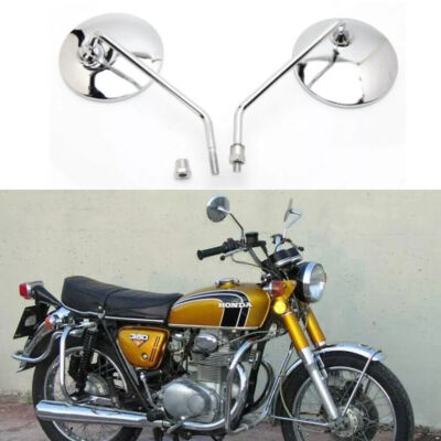 For Honda CT70 CT90 CT110 CT125 CT200 Motorcycle Round Rearview Side Mirrors USA
