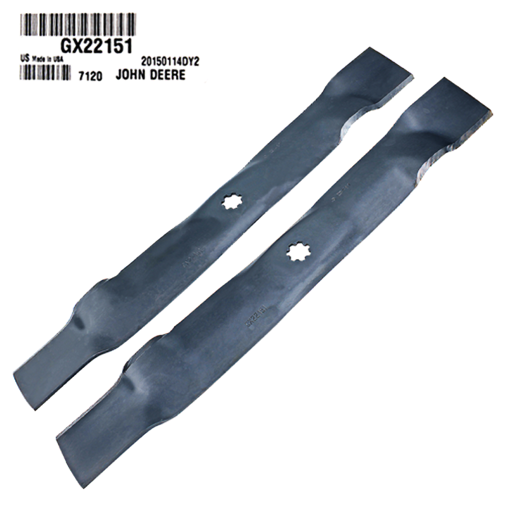 John Deere Original Equipment 2 Blades GX22151 695975412486 eBay