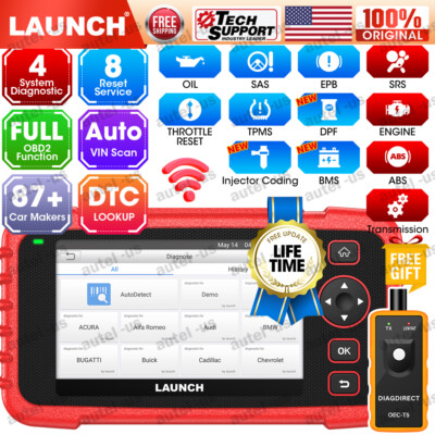 2024 Launch CRP129X OBD2 Car Scanner Engine SRS ABS SAS TPMS EPB Diagnostic Tool