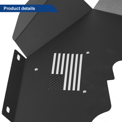 Front and Rear Inner Fender Liners for Jeep Wrangler 2007-2018 JK JKU 4WD(Black)