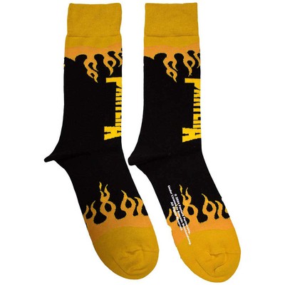 Pantera Flame Band Logo Ankle Socks One Size