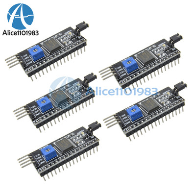 5-100PCS 1602LCD I2C IIC TWI SP  I Serial Interface Module For Arduino Wholesale
