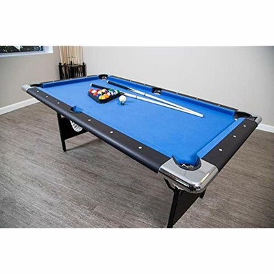 Hathaway Fairmont Portable 6-Ft Pool Table For Families With Easy Folding Balls,