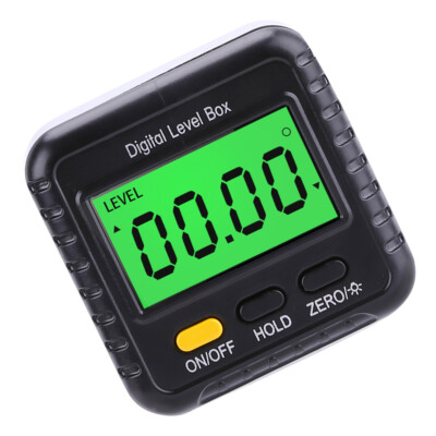 4*90° LCD Magnetic Digital Inclinometer Protractor Level Box Gauge Angle Finder