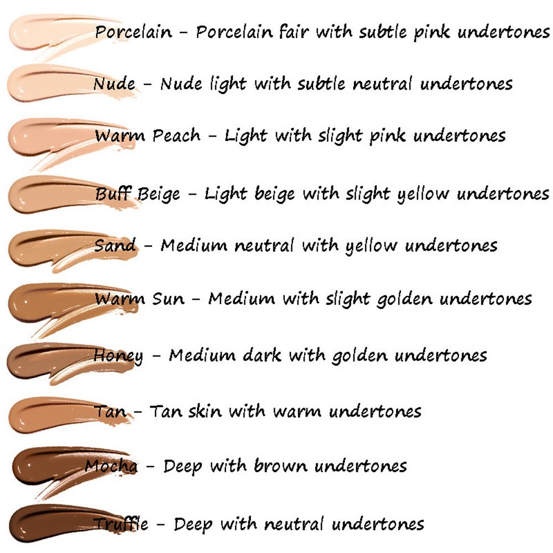 Phoera Foundation Makeup Full Coverage Liquid Long Lasting Shade Base Brighten