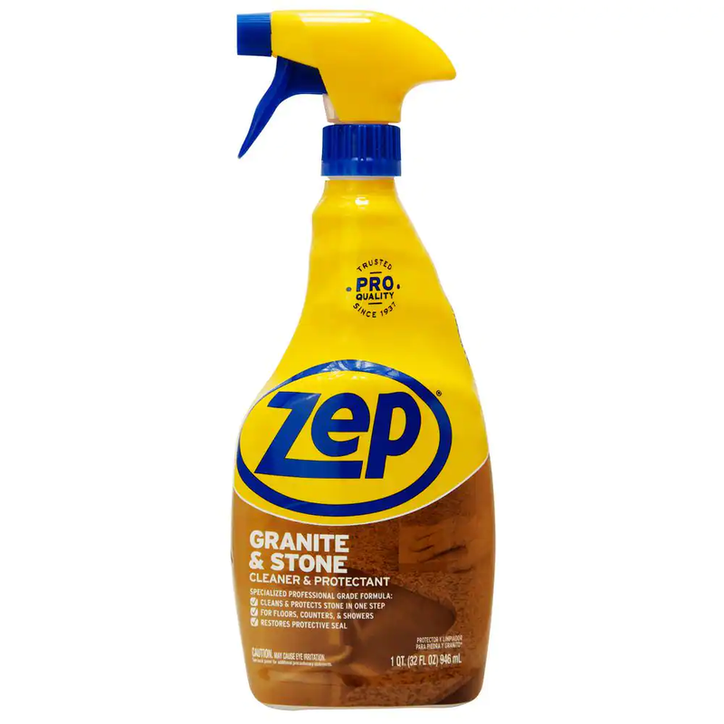 ZEP Granite and Stone Countertop Polish Cleaner and Protectant 32 Oz.