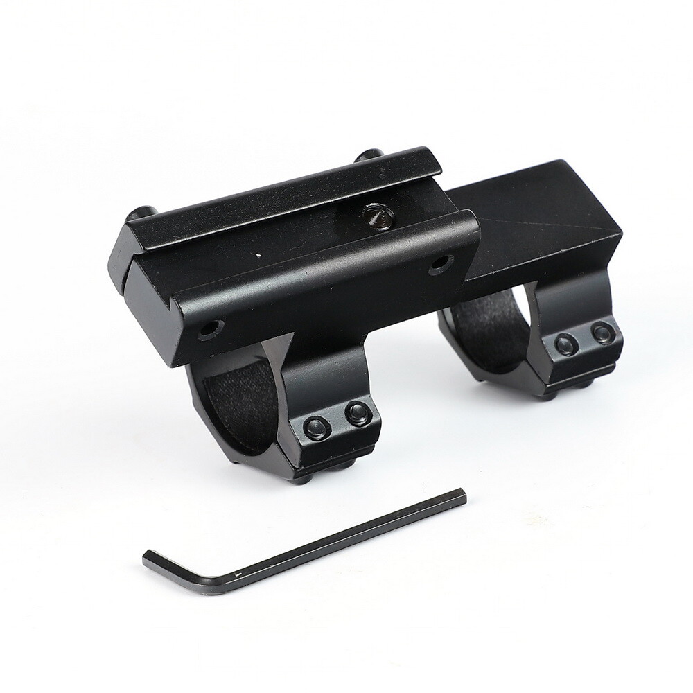 ohhunt 30mm Offset Bidirection High Rifle Scope Mount Rings for 11mm