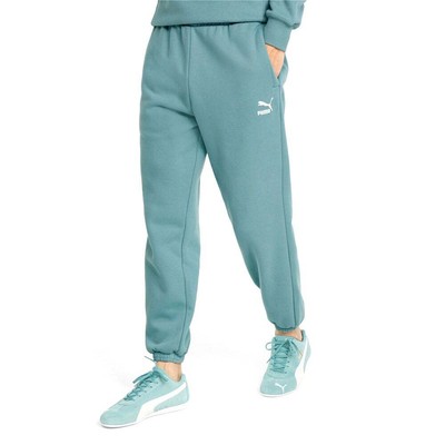 Puma Classics Relaxed Sweatpants Fl Мужские синие повседневные спортивные штаны 533442-50