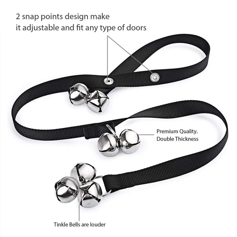 Dog Doorbells Premium Quality Training Potty Great Bells Adjustable Door Bell fo