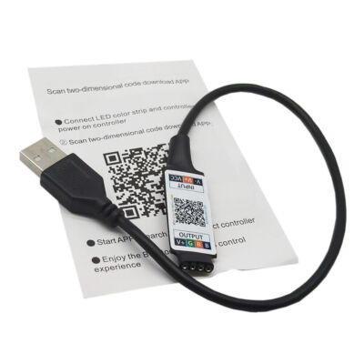RGB RGBW WiFi BT App Smart LED Controller ,IR RF 24Key Remote For LED Strip