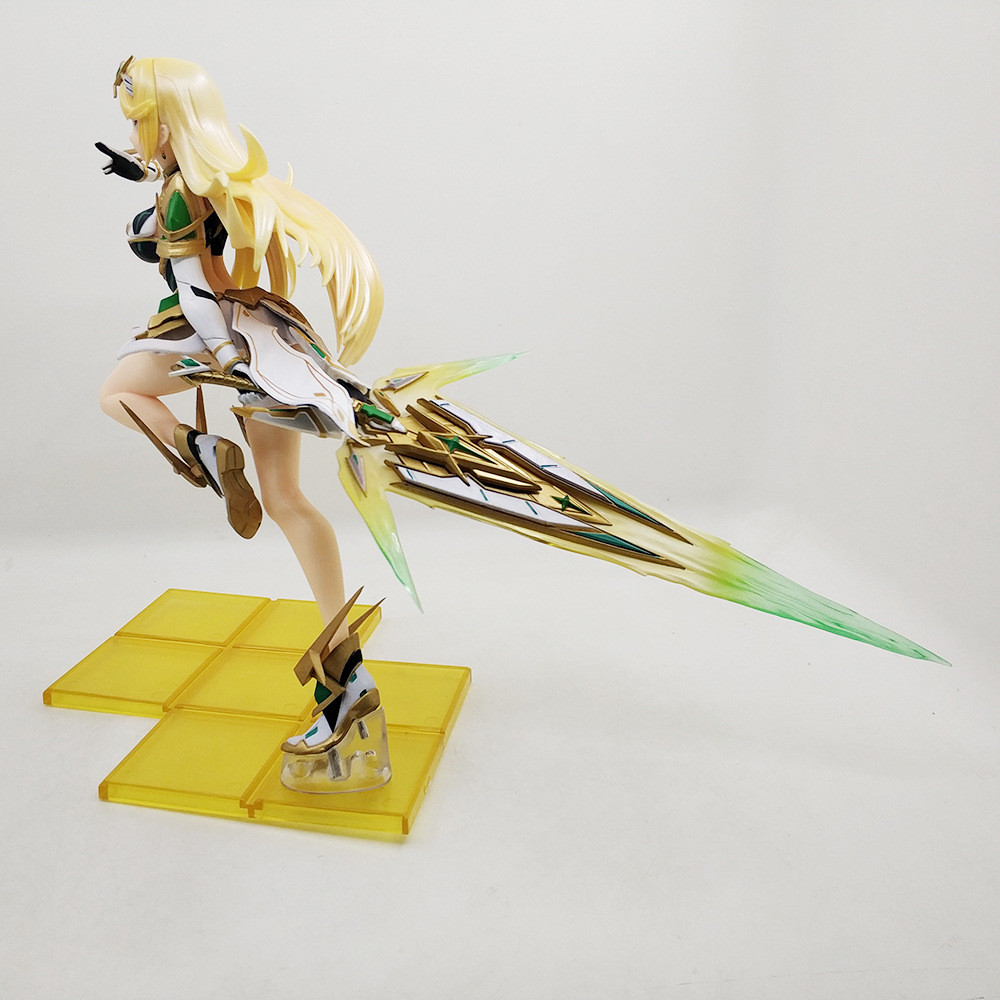 Xenoblade Chronicles 2 Mythra Hikari Pyra Homura Anime Figure Gifts in Box 8.3”