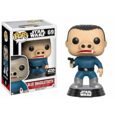 FunkoPop！69 BLUE SNAGGLE TOOTH 限定版 Funko POP! Star Wars Blue Snaggletooth Chase Smugglers