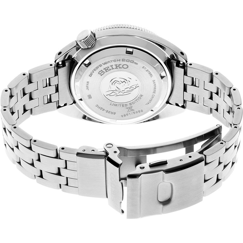 Pre-owned Seiko Prospex 110th Anniversary Slim Turtle Ice Dial Watch Spb333