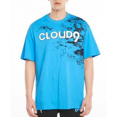 

Puma Cloud9 Graphic Crew Neck Short Sleeve TShirt Mens Blue Casual 532390-04, Синий, Puma Cloud9 Graphic Crew Neck Short Sleeve TShirt