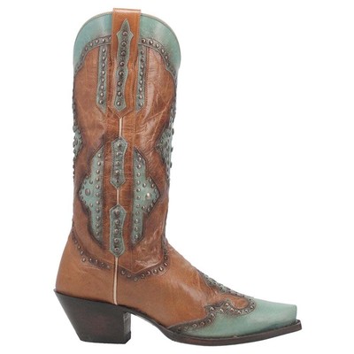 

Ботинки Dan Post Taryn Snip Toe Cowboy Womens Brown Casual Boots DP4383, Коричневый, Dan Post Boots Taryn Snip Toe Cowboy