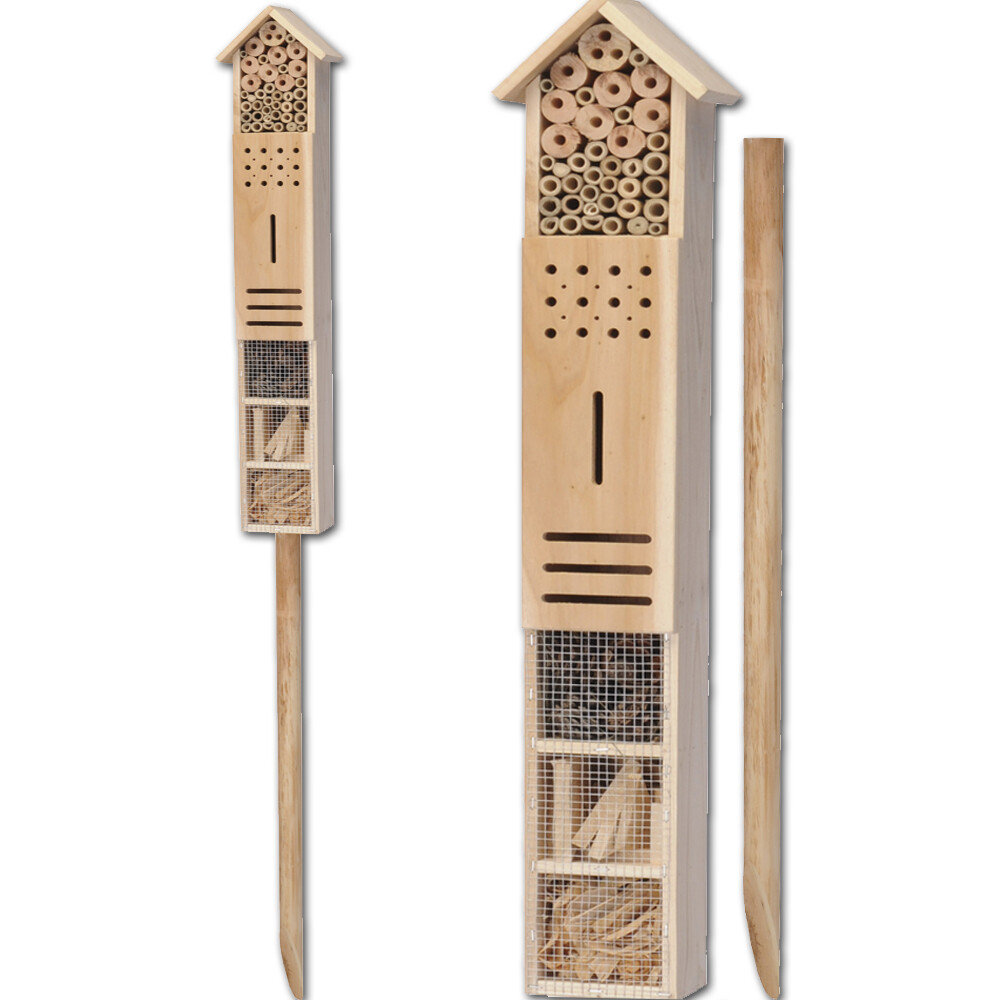 Insektenhotel XXL Insekten Haus Nisthilfe Kasten Insektenhaus Bienen Marienkäfer