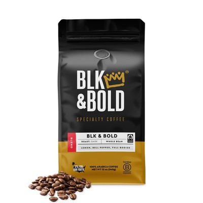 Whole Bean Coffee, Premium Dark Roast, 100% Arabica Beans, 12 oz Bag