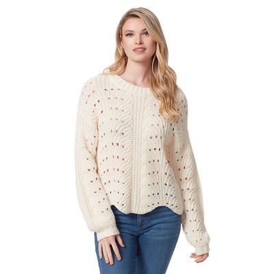 

Женский свитер Fayette Pointelle Jessica Simpson, Gardenia
