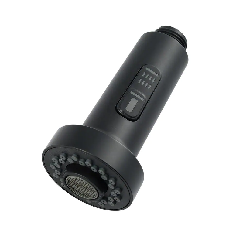 KRAUS Kitchen Faucet Spray Head in Matte Black, Soft Rubber Nozzles