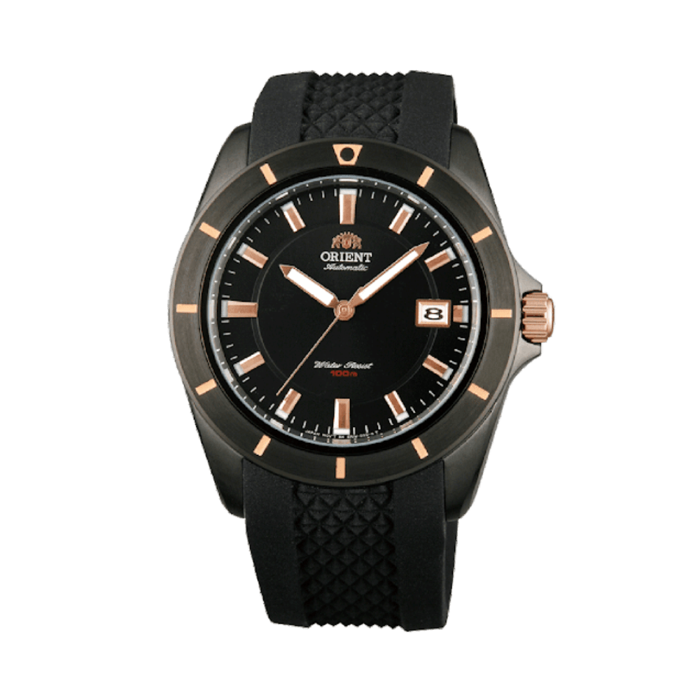 Pre-owned Orient Prime Black Dial Er1v002b Luminous Hands Automatic Made In Japan