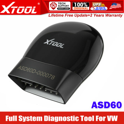 XTOOL ASD60 Fit For VW Auto OBD2 Code Reader Full System Diagnostic Scanner BT