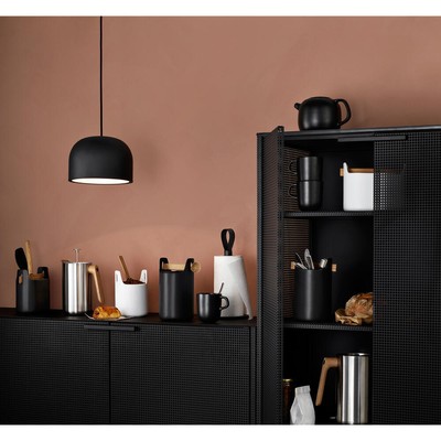 Eva Solo Toolbox Storage Container Oak/Ceramic Black H 20cm