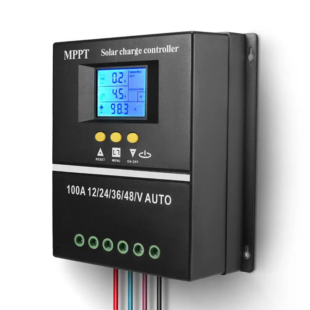 100A MPPT Solar Charge Controller 12V/24V/36V/48V Auto PV Solar Panel Charge