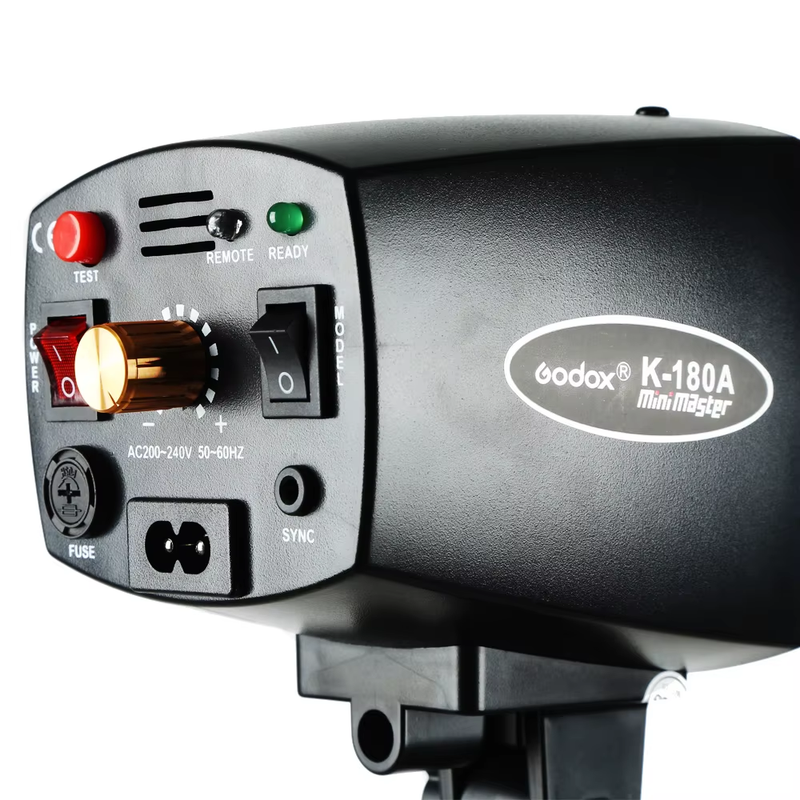 GODOX K-180A Mini Master 180W Studio Strobe Photo Compact Flash Light Lamp