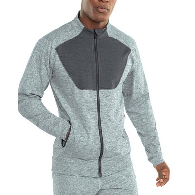 

Puma Cloudspun Training Full Zip Jacket Мужская серая повседневная спортивная верхняя одежда 5208, Grey, Puma Cloudspun Training Full Zip Jacket