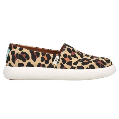 

Женские коричневые кроссовки без шнуровки TOMS Alpargata Mallow Leopard 100167, Коричневый, TOMS Alpargata Mallow Leopard Slip On
