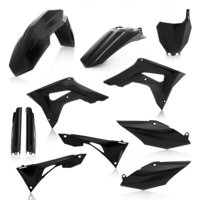 Acerbis Black Full Plastic Kit Honda '19-21 CRF 250R '19-20 CRF 450R 