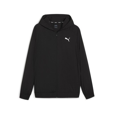Тканая куртка на молнии Puma Fit, мужская черная повседневная спортивная верхняя одежда 52492001
