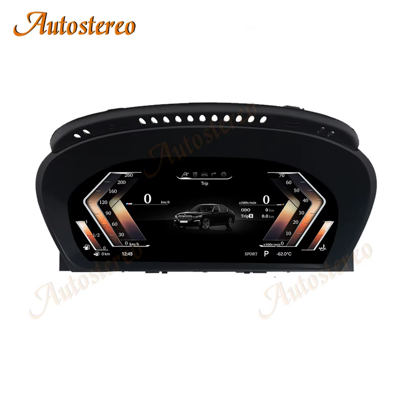 M Sport 12.3 Inch Car Digital Odometer Screen Carplay for BMW 5 Series E60 E60 S