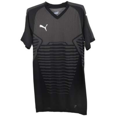 

Мужская футбольная майка Puma Final Evoknit с V-образным вырезом, размер  703447-03, Черный, Puma Final Evoknit VNeck Soccer Jersey