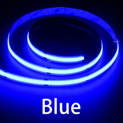 High Density COB LED Dimmable Strip Light 8mm 320 Leds DC 12V 24V Flexible Strip
