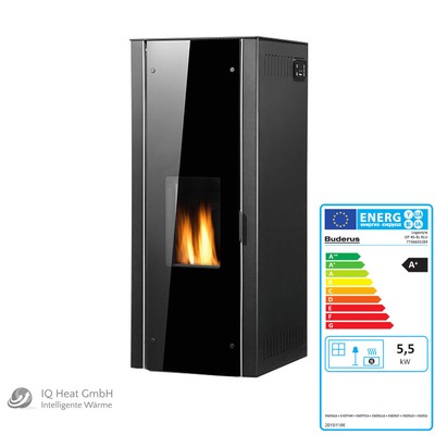 Buderus Pellet Kaminofen Lamina 5,5 kW Logastyle Kamin