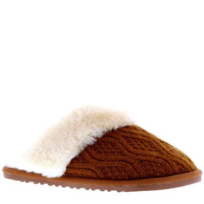 

Женские тапочки Lamo Caroline Knit Scuff, Каштан