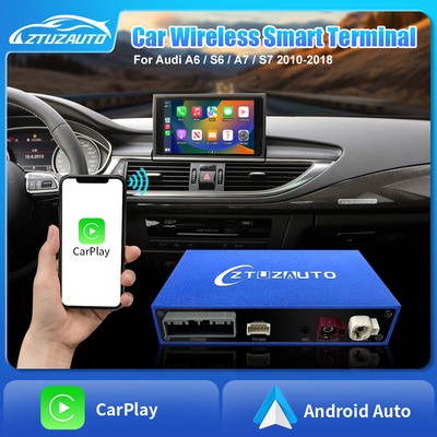 Wireless Apple CarPlay Android Auto Interface for Audi A6 A7 S6 S7 2010-2018 GPS