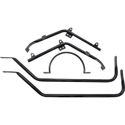 Cycle Visions Bagster Saddlebag Mount - XL (Black Powder-Coated) Pair | CV7500