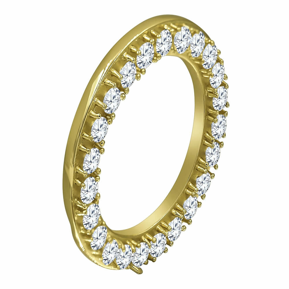 Solid Steel 3.00 Ct Round Lab Diamonds Bezel Rolex DateJust & DayDate 30mm Watch