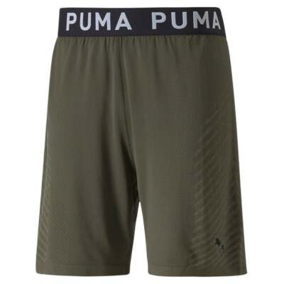 

Puma Formknit бесшовные 7-дюймовые тренировочные спортивные шорты мужские зеленые повседневные спортивные бо, Зеленый, Puma Formknit Seamless 7" Training Athletic Shorts